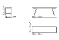 Flexform Soffio Coffee Table 180